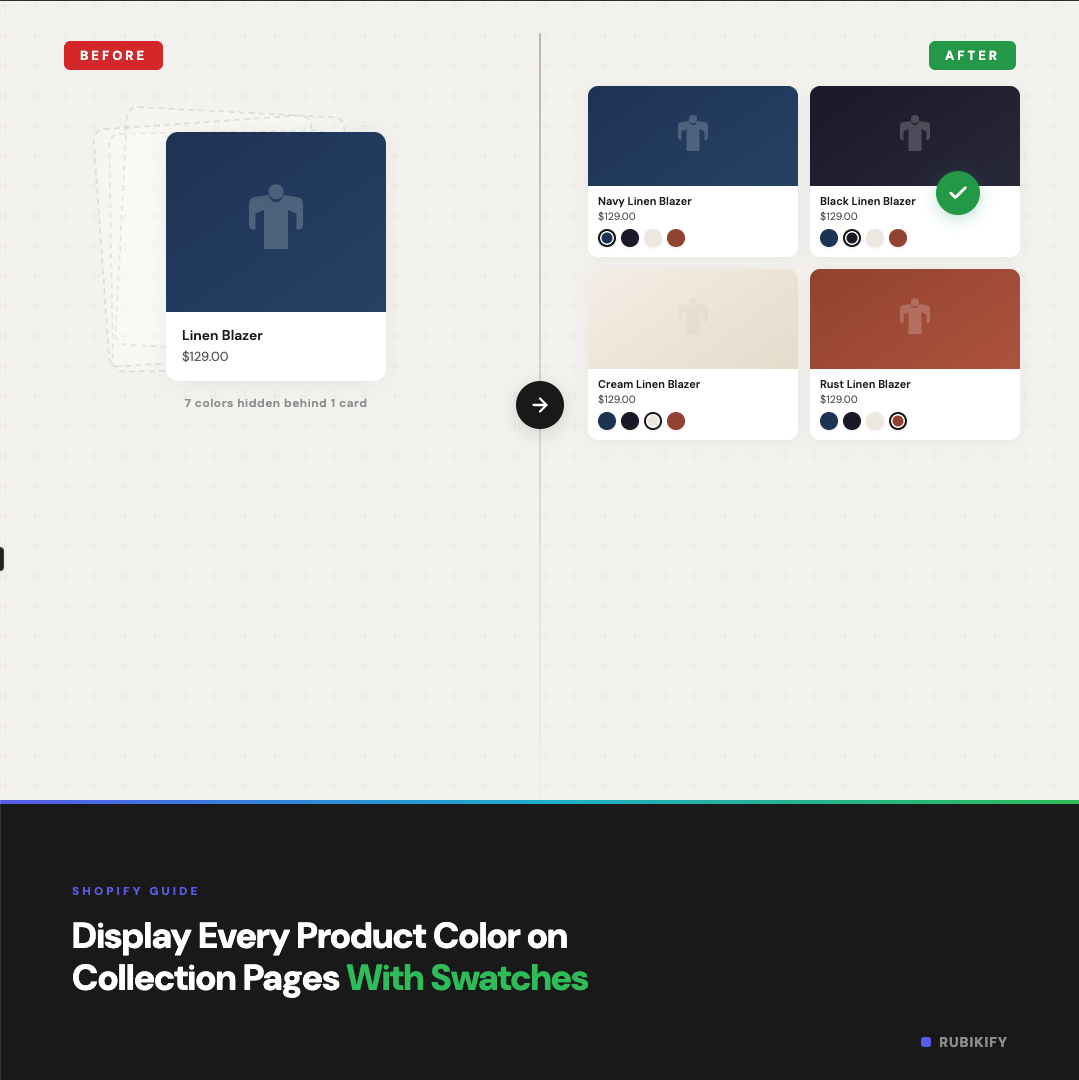 How to Display Every Product Color on Shopify Collection Pages With ...