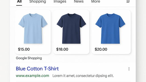separate products vs variants seo