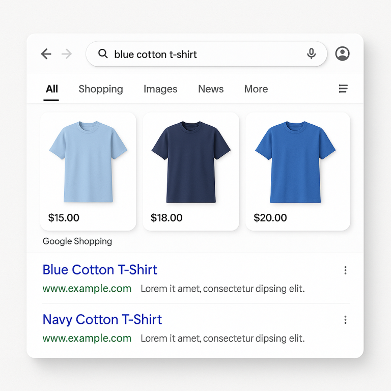 separate products vs variants seo