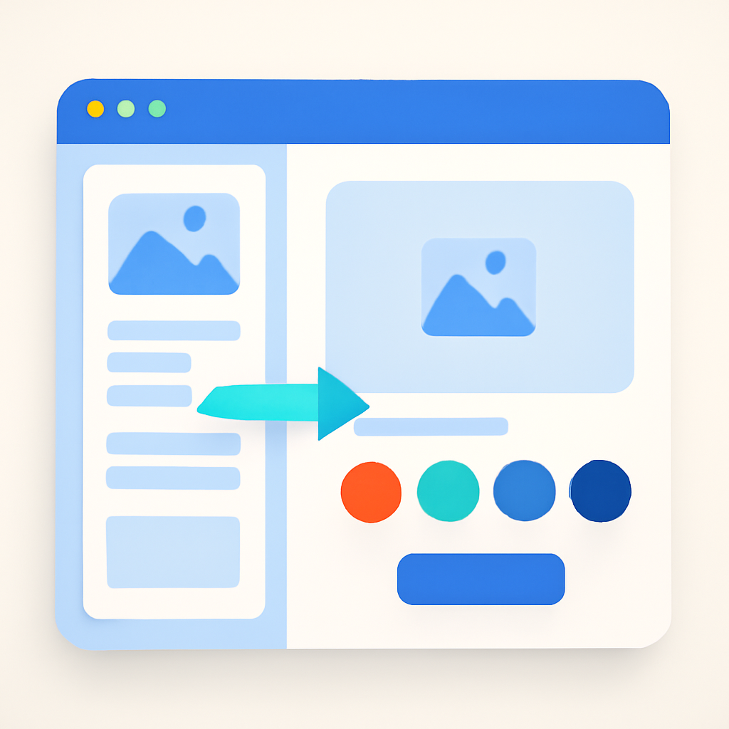 Combined Listings swatches on EComposer product page