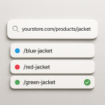 SEO URL-Vergleich Varianten vs separate Produkte