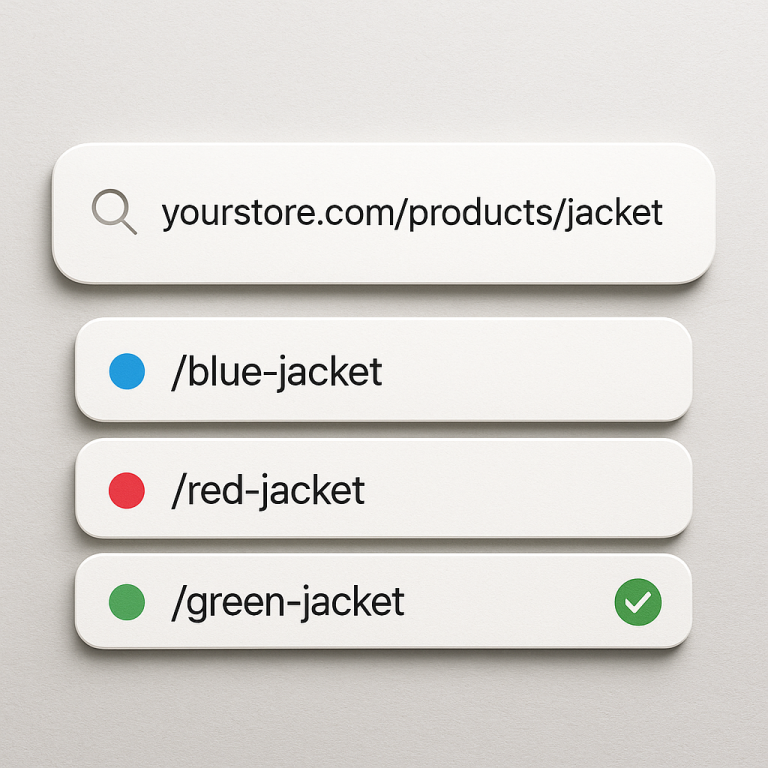 SEO URL-Vergleich Varianten vs separate Produkte