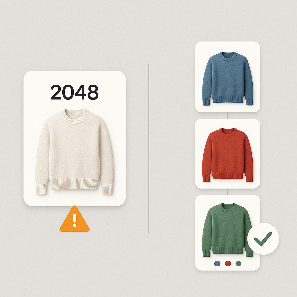 2048 variant limit vs combined listings comparison