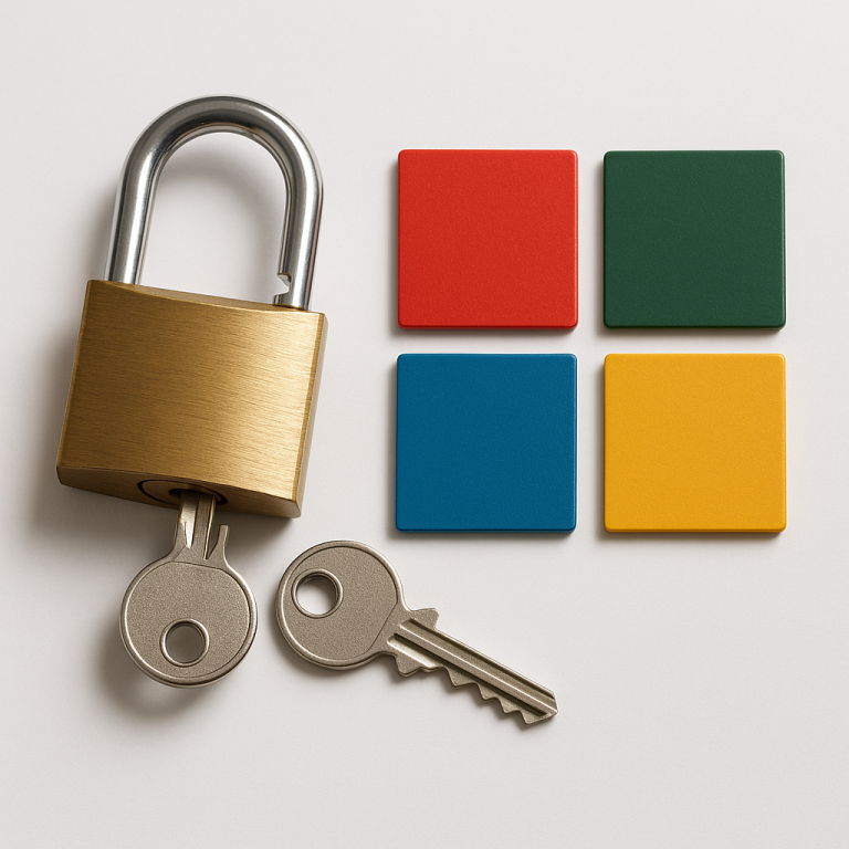 Kilit açma ve renk örnekleri