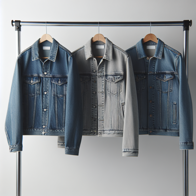 Denim jackets product grouping