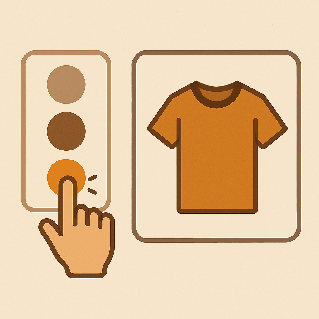 Change Shopify product images when customers click swatches