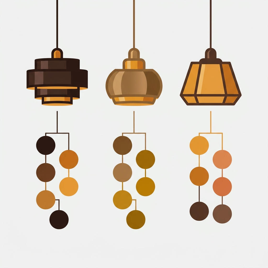 Combined listings for Shopify lighting stores: pendant, chandelier, and sconce catalog architecture
