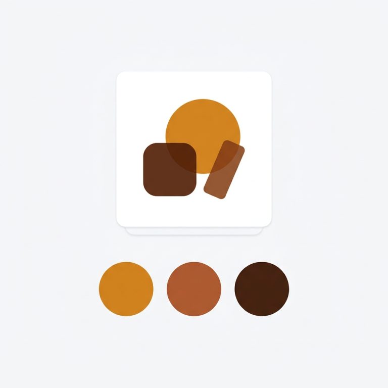 a collection card representing a product group with several color swatches under it